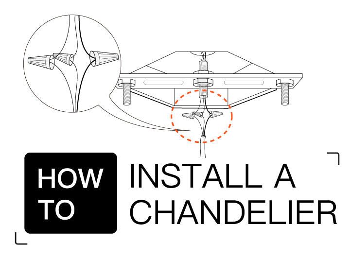 Installing store a chandelier