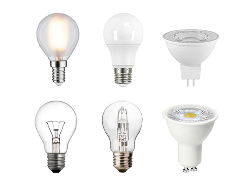 Different types deals of halogen bulbs