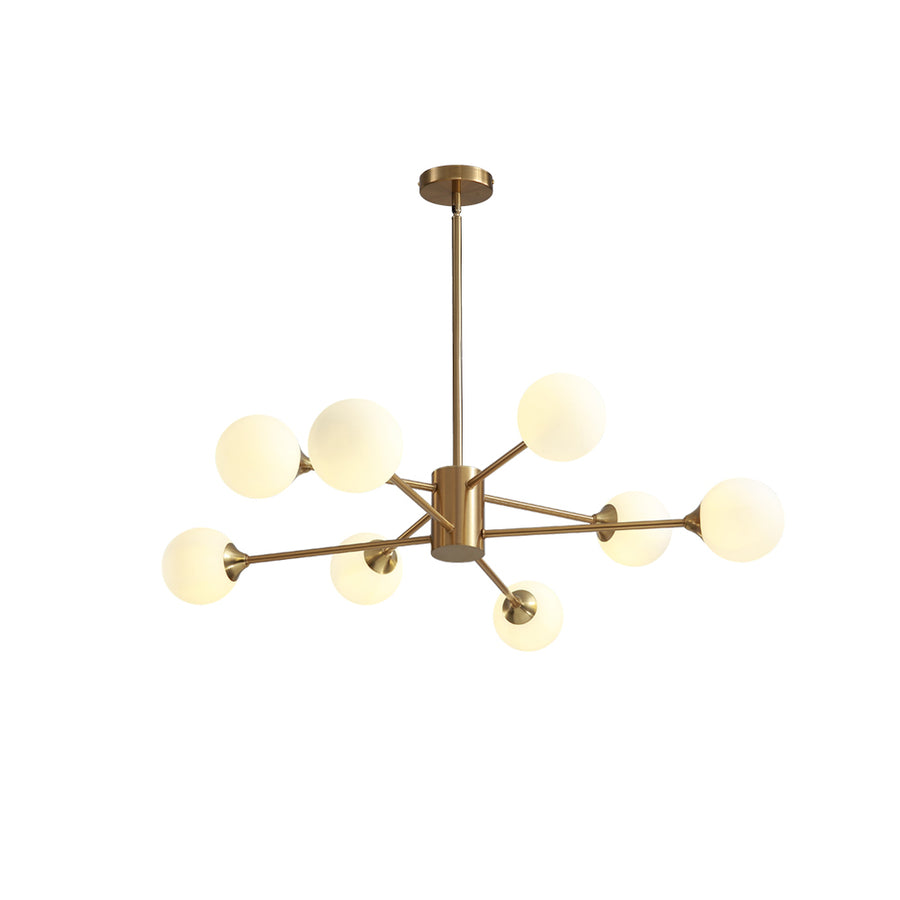 Glass Globes Sputnik Radial Chandelier | Sofary