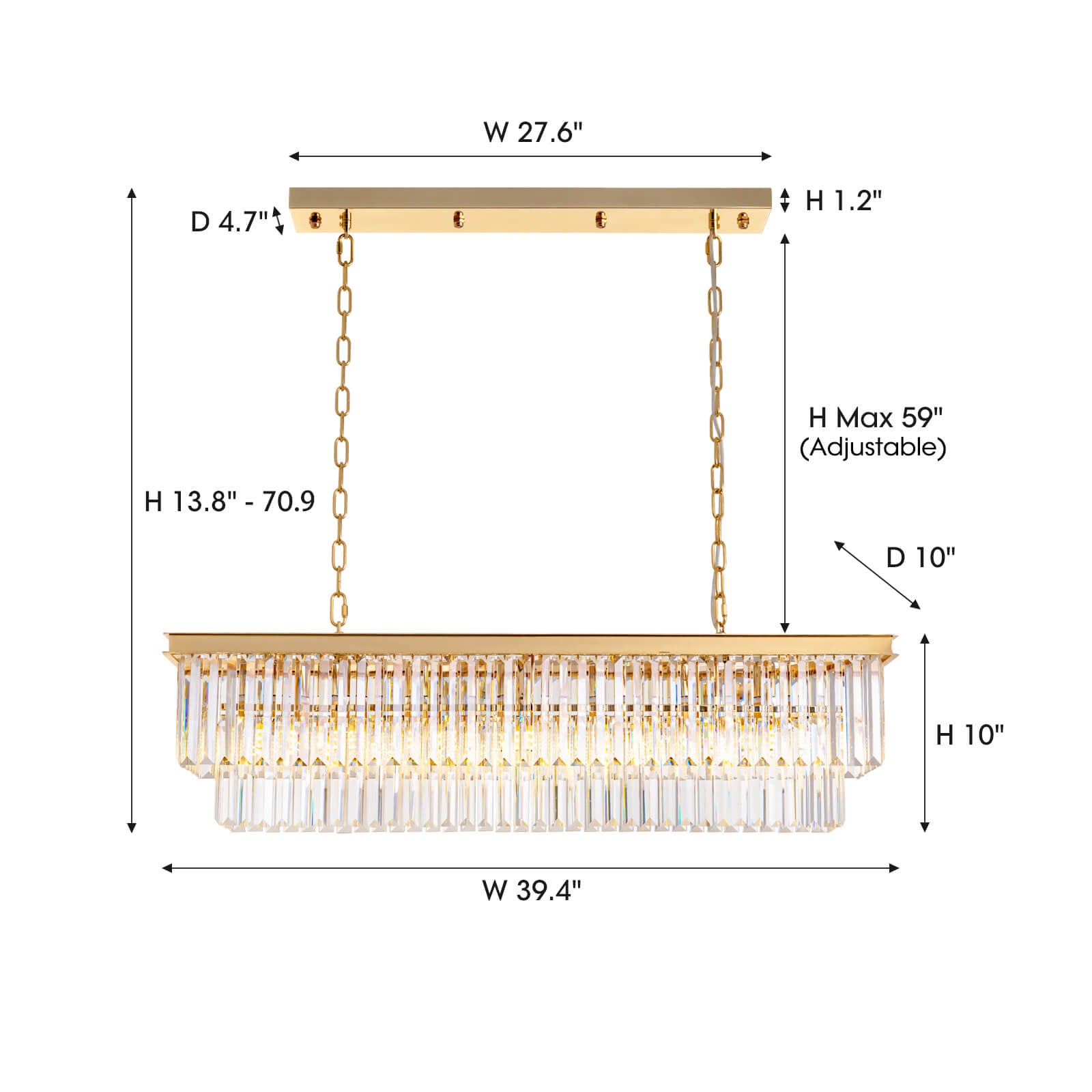 Vespera-Gold-Crystal-Linear-Chandelier-Dimensions