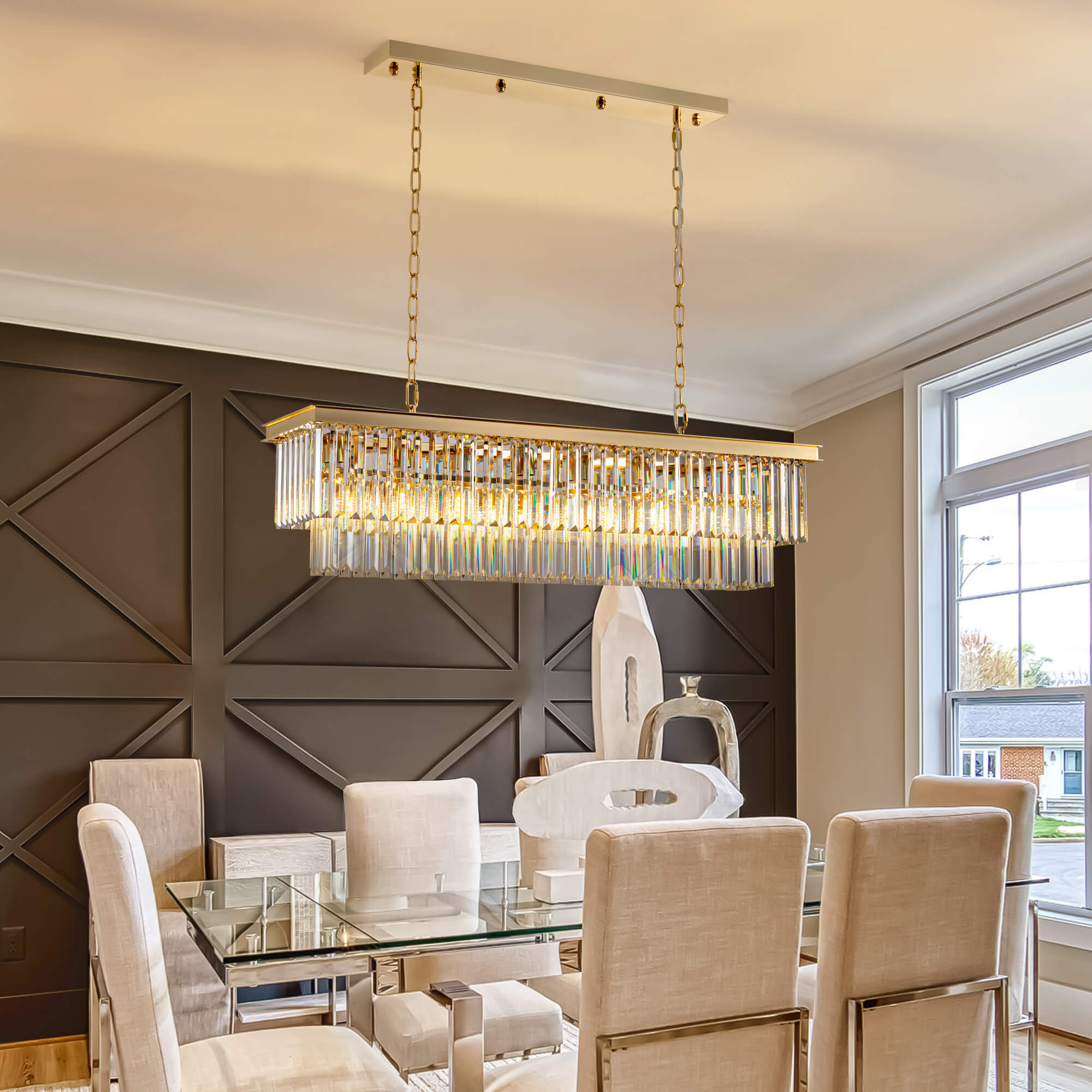 Vespera-Gold-Crystal-Linear-Chandelier-dining-room