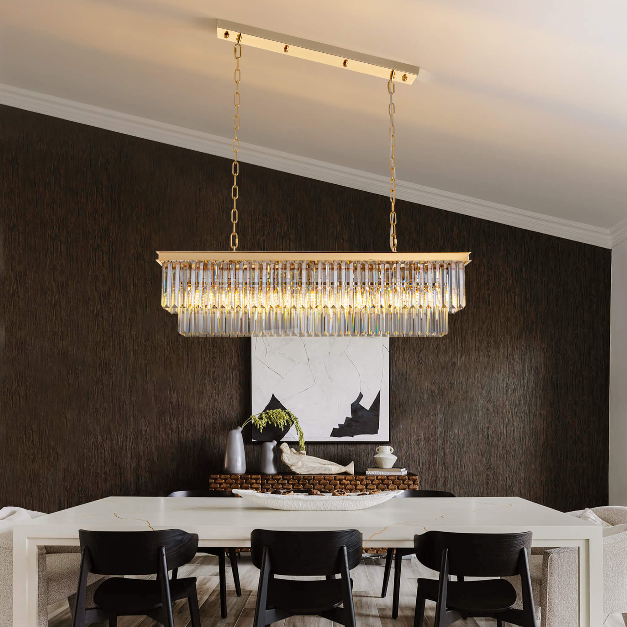 Vespera-Gold-Crystal-Linear-Chandelier-dining-room