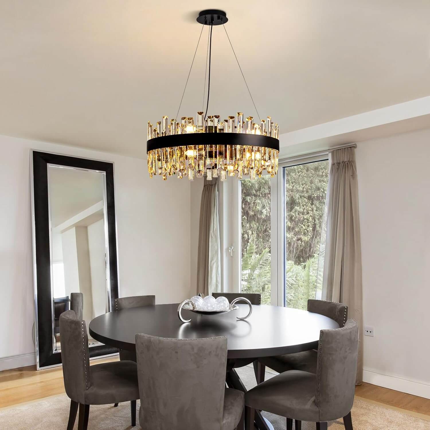 aurum-luxury-black-crystal-round-chandelier-dining-room-8