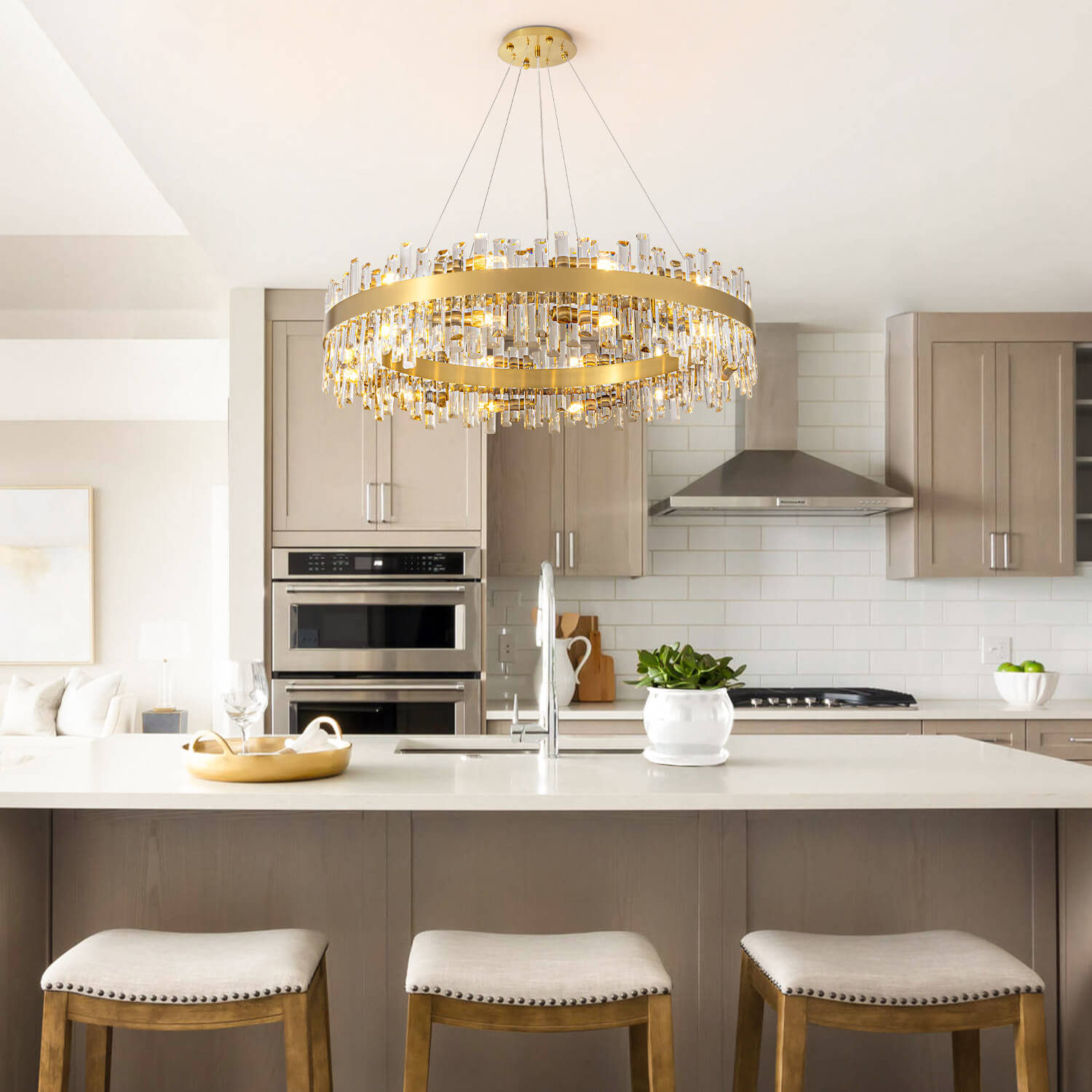 aurum-luxury-gold-crystal-chandelier-Kitchen-Island-3