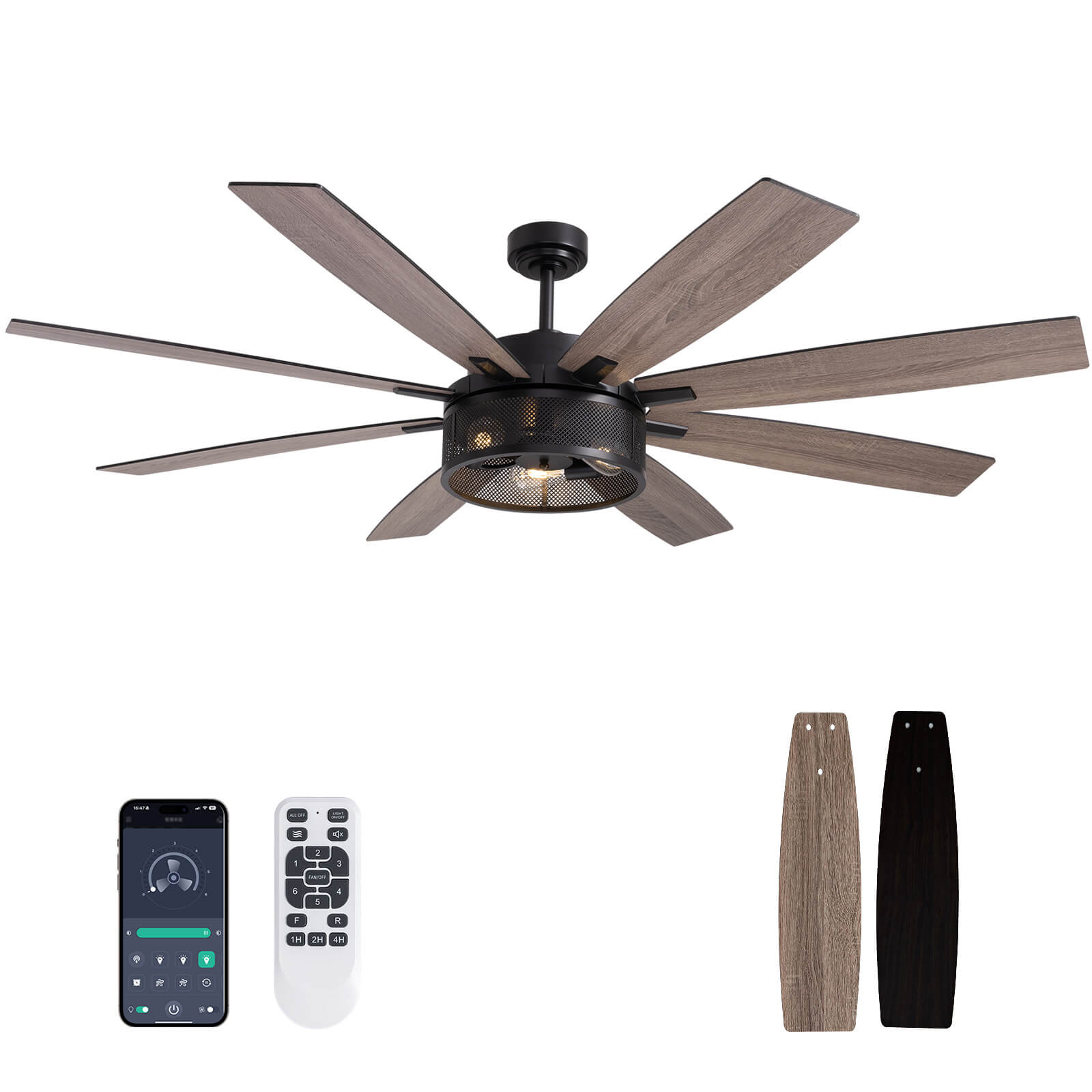 brise-72-farmhouse-rustic-black-cage-ceiling-fan-with-lights-remote-for-bedroom-living-room-main-1