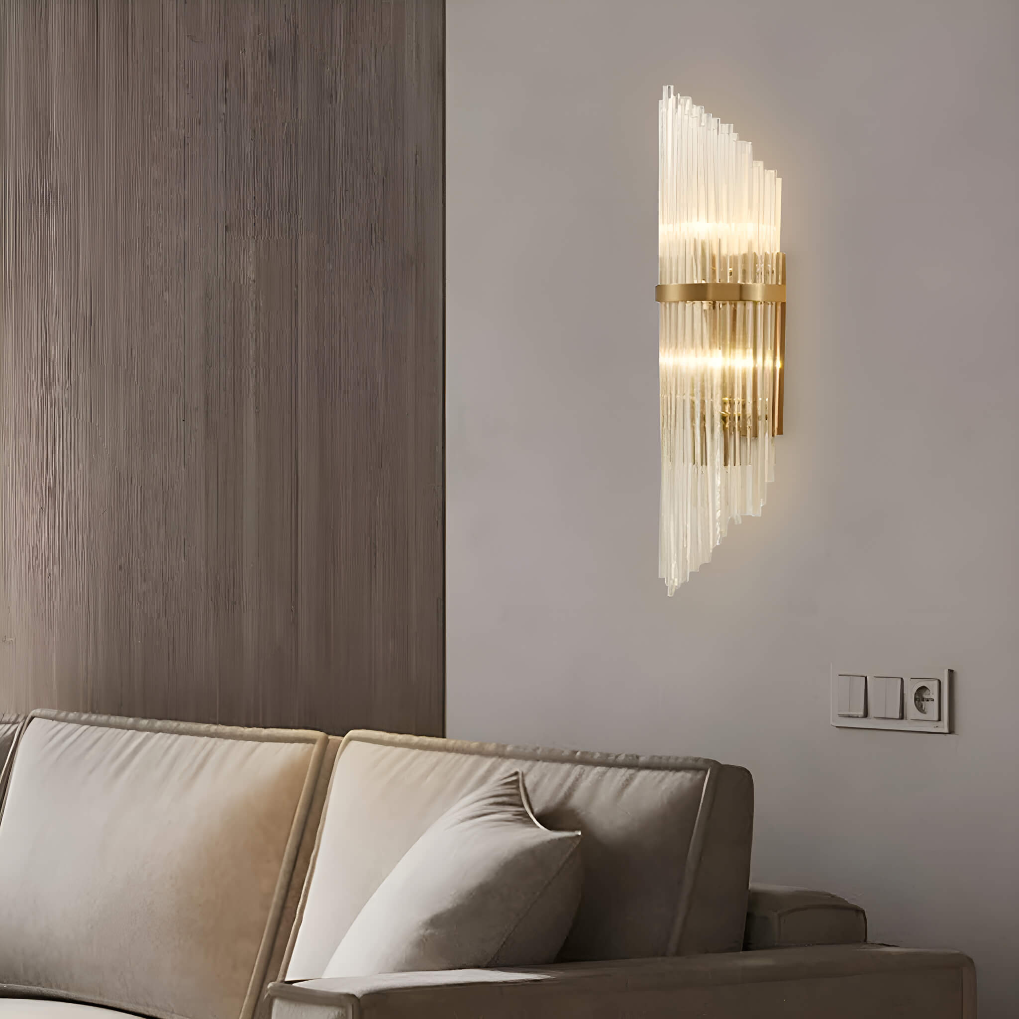 Modern Crystal Wall Lamp hotsell Nickel Wall Sconce Crystal Wall Light Fixtures for Livi