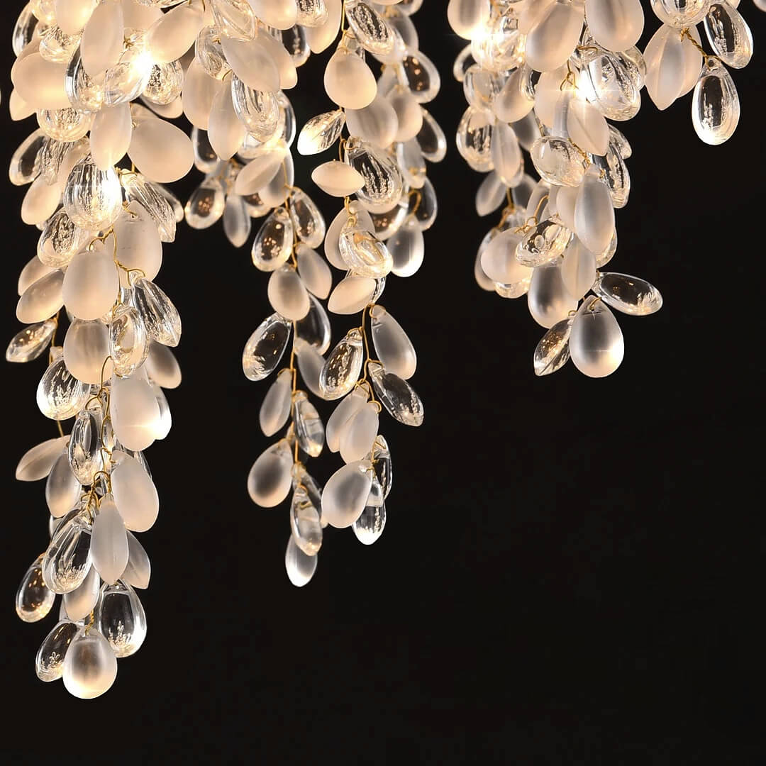 Elegant Luxury French Creative Branch Design with Tassel Crystals Chandelier- details-1 | Sofary Lighting