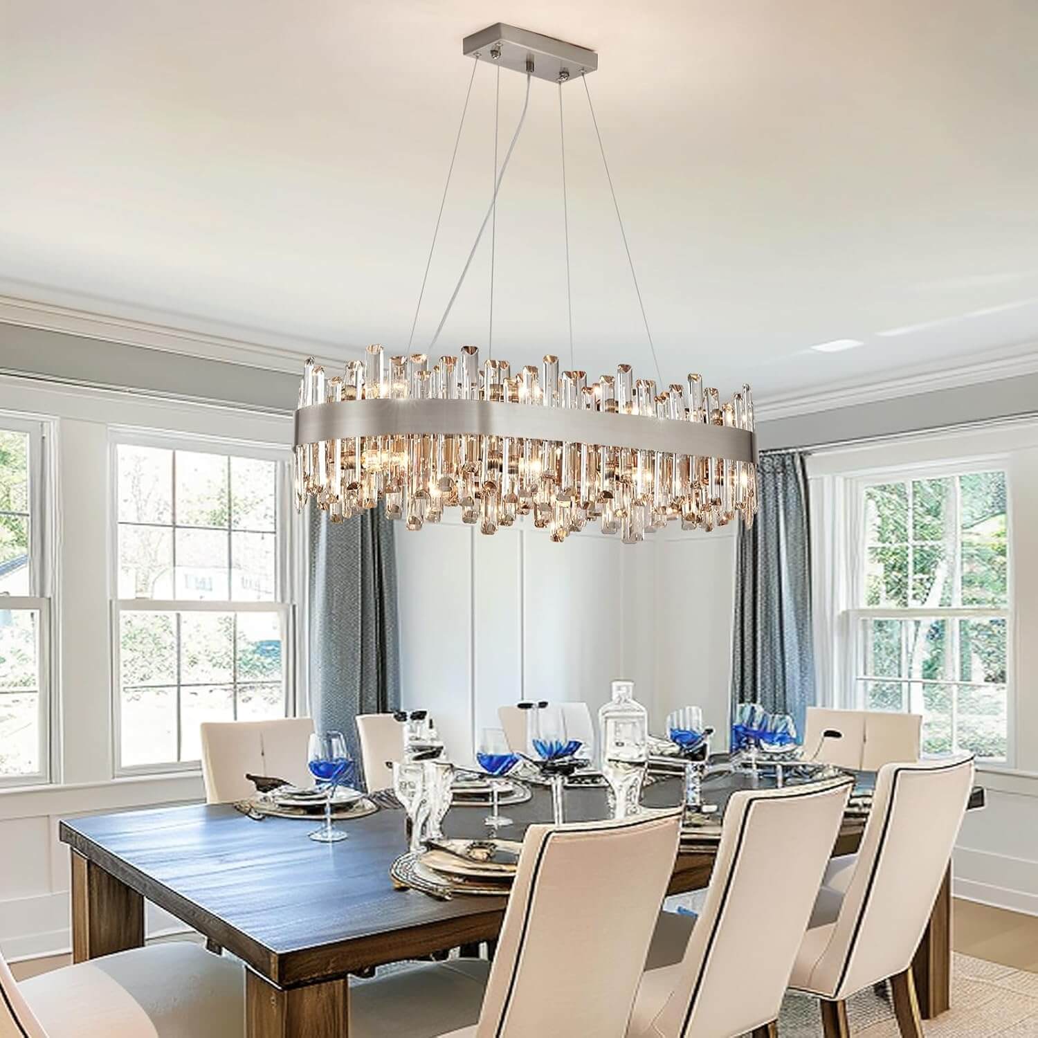 luxora-elegance-chrome-brass-crystal-rectangular-chandelier-dining-room-2