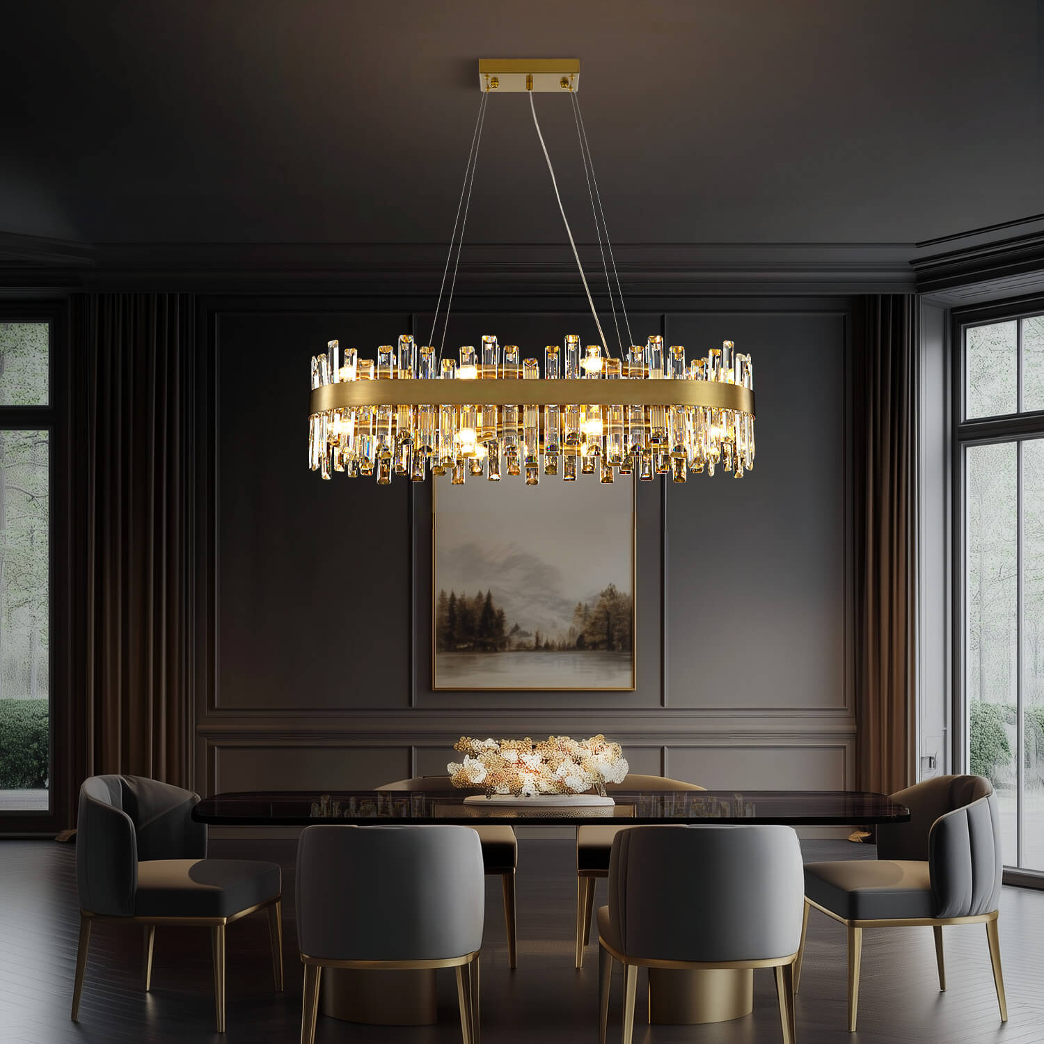 luxora-elegance-gold-crystal-rectangular-chandelier-dining-room-2