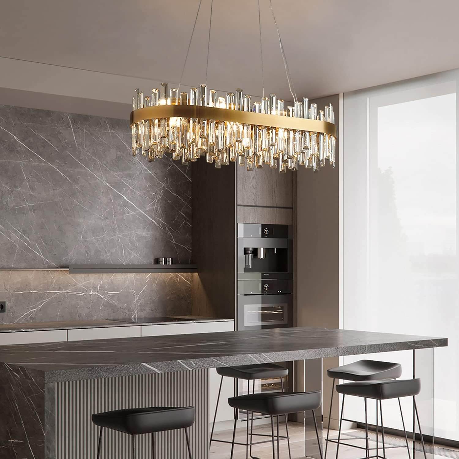 luxury-gold-brass-crystal-rectangular-chandelier-kitchen-island-3