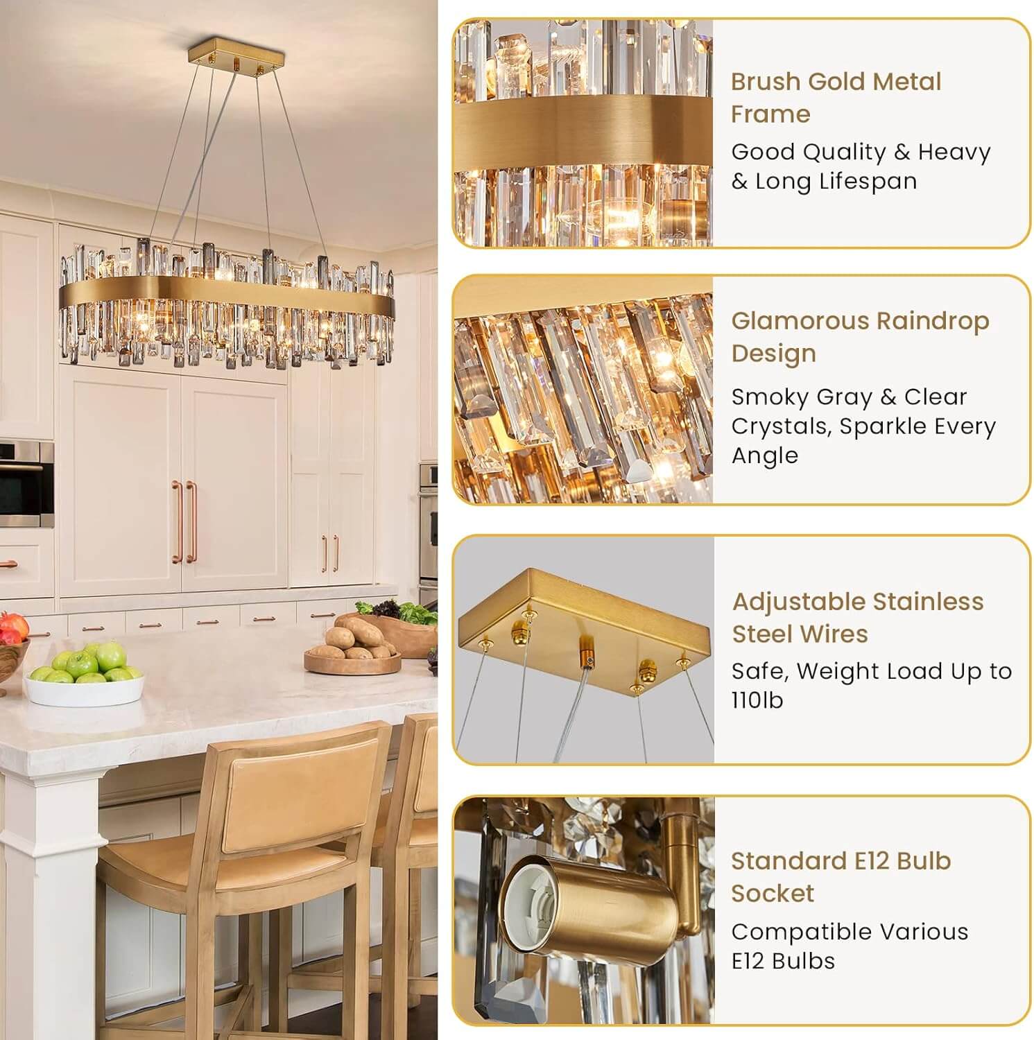 luxury-gold-brass-crystal-rectangular-chandelier-texture-7