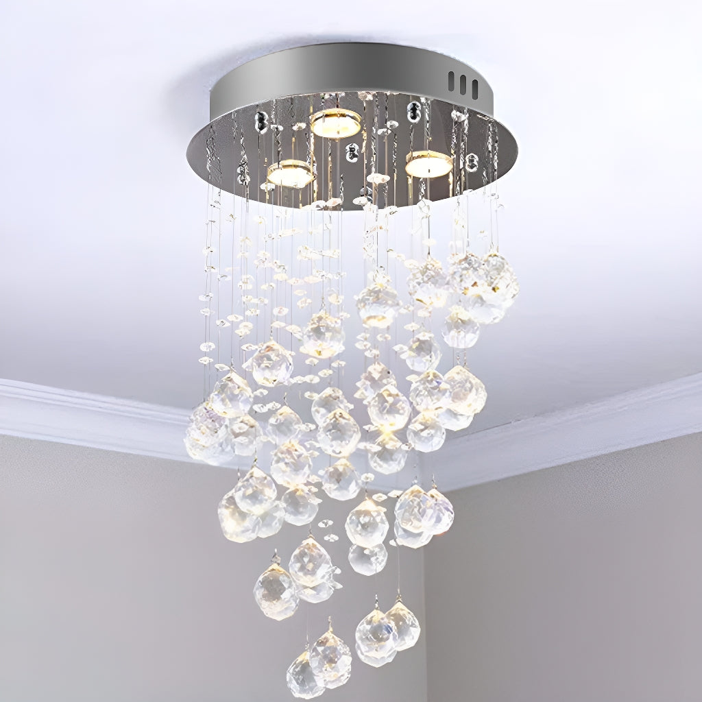 Crystal shop drop chandelier