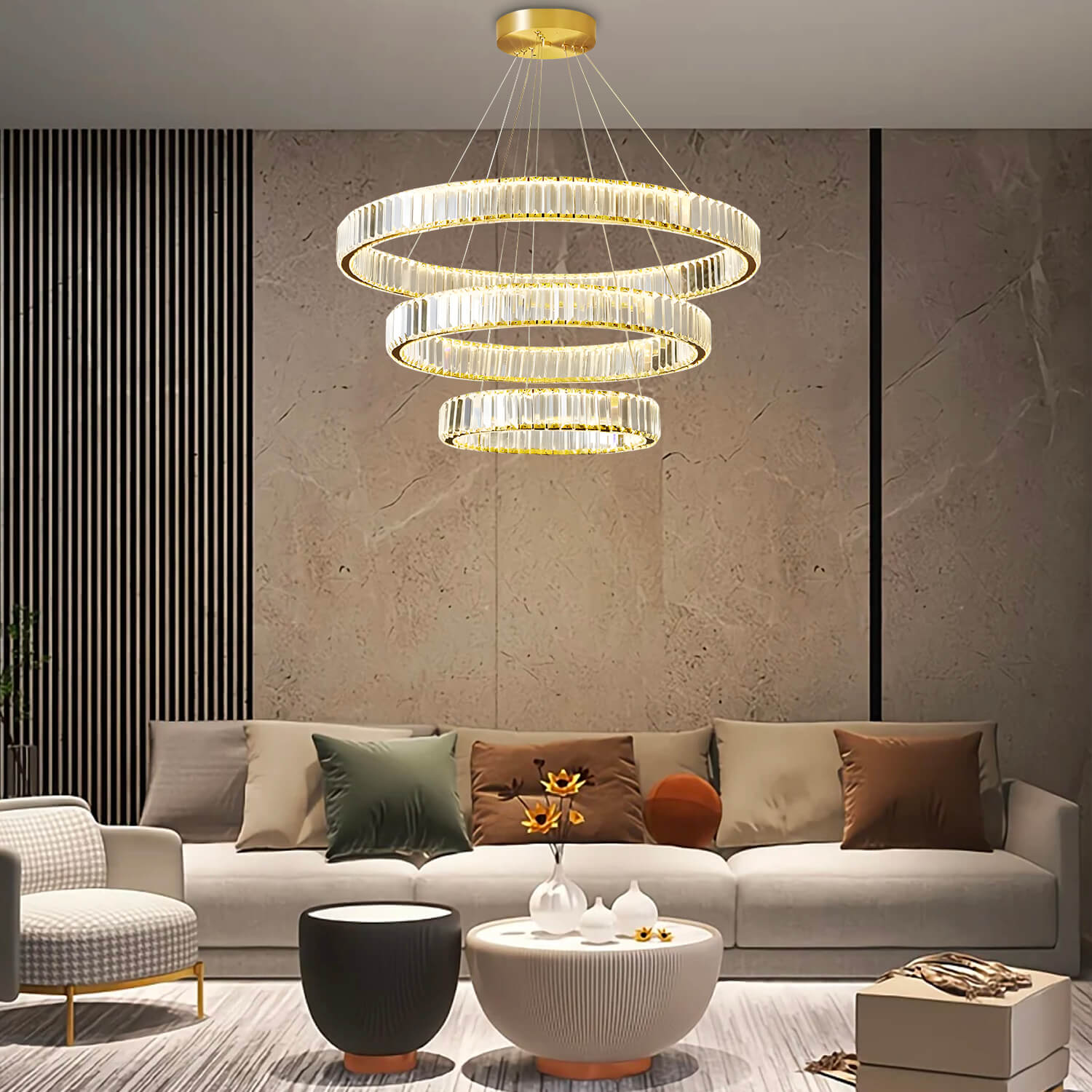 Chandelier modern 2024 living room