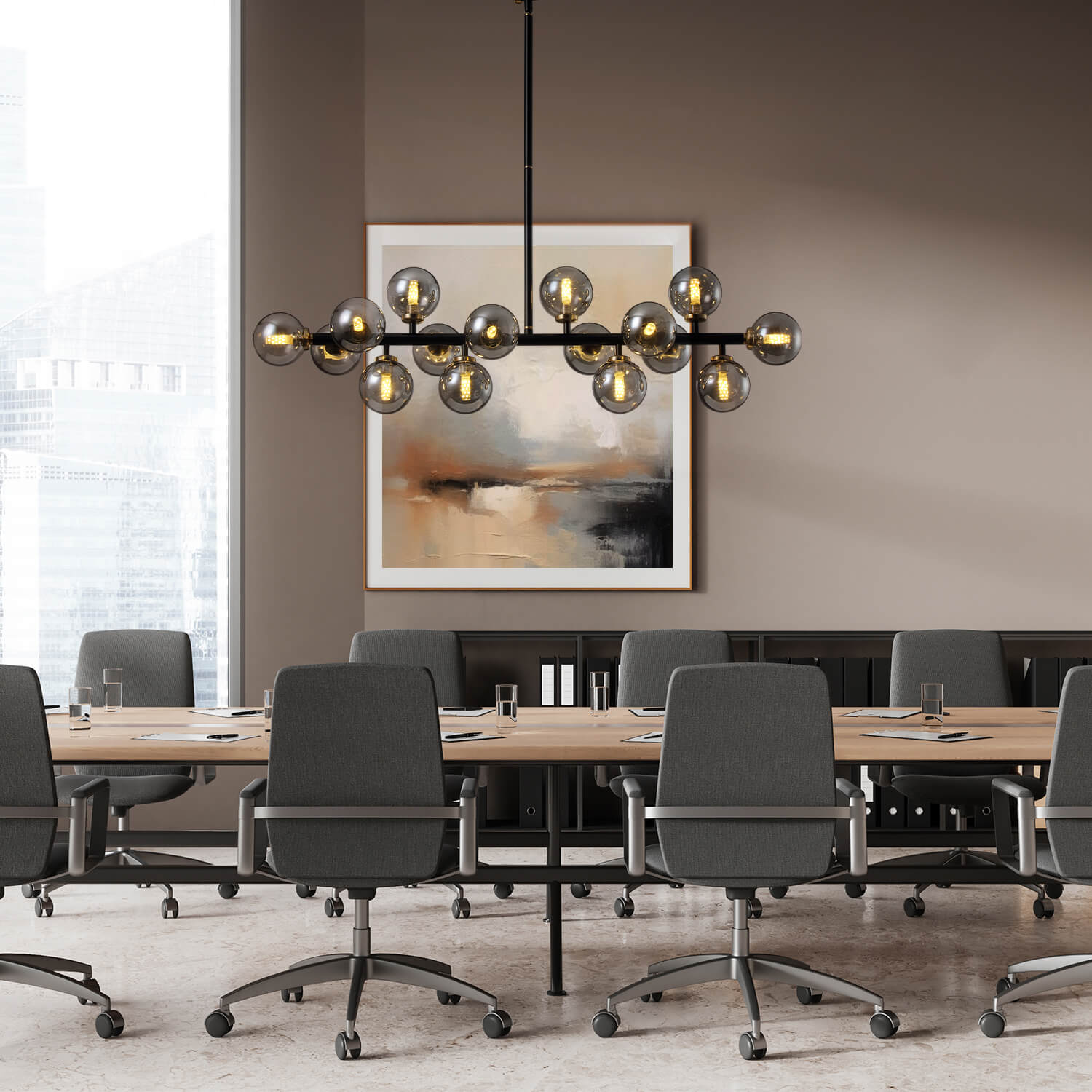 nebula-modern-gray-glass-bubble-linear-chandelier-homeoffice-6