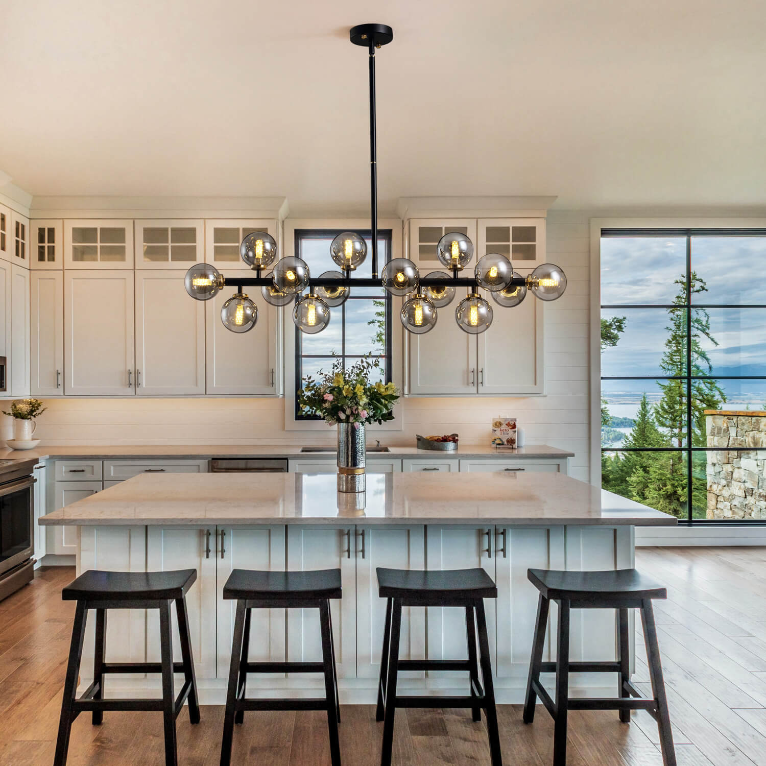 nebula-modern-gray-glass-bubble-linear-chandelier-kitchen-island-12