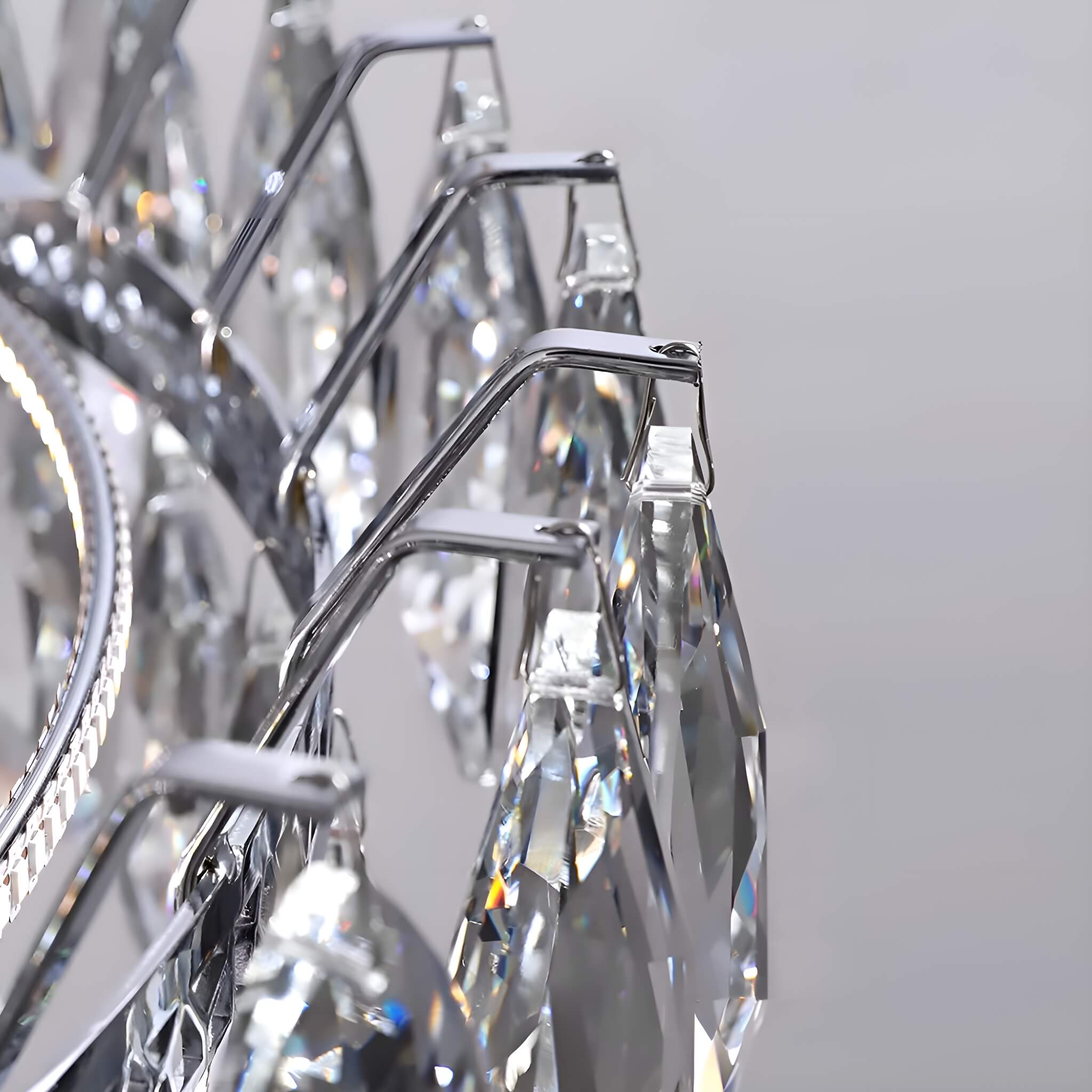 One Ring Crystal Pendant Light Living Room-detail1 | Sofary Lighting