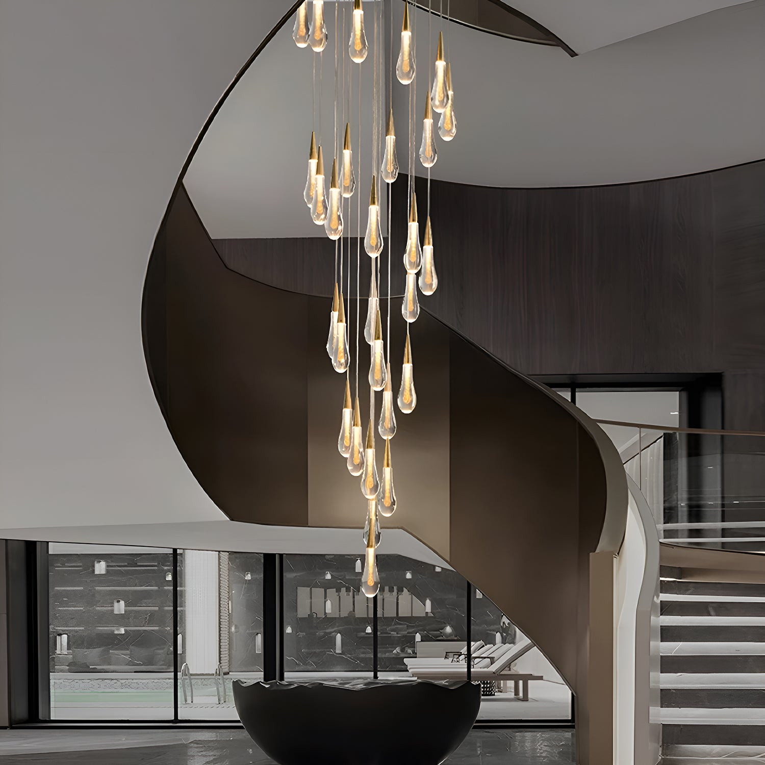 Foyer pendant best sale lighting modern